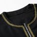 Men's Clothing Muslim Robe Embroidered Round Neck National Clothing_viptrois.com