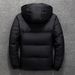 Down Short Style Slim Fit Casual Thick Warm Middle-Aged Hooded Jacket For Men's Wear_viptrois.com