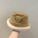 Kids'hats Autumn and winter Bear Boys and girls Fisherman hat Children's thick plush basin hat baby warm hat_viptrois.com