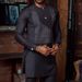 Men's casual striped African ethnic style long sleeve shirt for men_viptrois.com