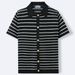 Men's Summer New Knitted Sweater Striped Woolen Casual Polo Shirt Men SY0208_viptrois.com