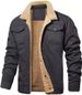 New Men's Autumn And Winter Men's Fleece Cotton Jacket, Workwear Casual Jacket, Men's Coat_viptrois.com