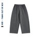 American Style Simple Deconstructed Tailored High-End Sweatpants Unisex Basic Casual Sports Wide-Leg Banana Pants_viptrois.com