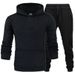 Men's Clothing Autumn And Winter Men's Sweater Suit Casual Sports Suit Plus Fleece Sweater Suit Men's Hooded Suit_viptrois.com