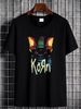 korn 2014 Tour T Shirt Stylish Casual Slightly Versatile Soft Unisex Summer Stretched Designer Clothes Streetwear Graphic Breathable Fashion_viptrois.com