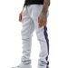 Men's Clothing Spring And Autumn Trousers With Stripes And Drawstrings Slim Fit Sports Trousers_viptrois.com