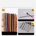 Shoe Accessories two color woven yellow brown brown big yellow boots Martin boots kick resistant round shoelace rope one pair_viptrois.com