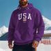 2025 European-USA Style Fashion Hoodies Outerwear Men's Embroidery Long Sleeve Casual Loose Thick Fleece Hooded Sweatshirt_viptrois.com