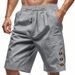 Men's Linen Summer Shorts – Relaxed Fit 5" Breathable Beach Shorts With Button Details – Lightweight & Quick-Dry For Travel, Gym & Casual Wear_viptrois.com
