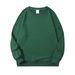 Thin Spring And Autumn Round Neck Men's Sweatshirt Solid Color 100% Cotton 320g Long Sleeve Loose Fit_viptrois.com