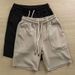 Men's Clothing Men's Knitted Sports Shorts Casual Japanese Retro Style Drawstring Loose Five Point Pants Trendy_viptrois.com