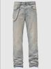 Men's Clothing Jeans Hip Hop Ripped Patch Cat Beard Casual Trendy Slim Fit Men's Jeans_viptrois.com