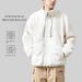 400g Sherpa-Lined Fleece Jacket – Winter-Ready Zip-Up Coat, Korean Oversized Fit, Windproof Stand Collar (M-XXXXL, Black/Army Green/Caramel)_viptrois.com