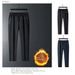 Men's Plus Size Fleece-Lined Jogger Pants – Winter Warm Sweatpants With Elastic Waist & Tapered Cuff (Black, Navy) – Sizes L To 8XL_viptrois.com