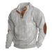 New Men's Outdoor Jacket For Autumn And Winter, Corduroy Casual Stand-up Collar Long-sleeved Sweatshirt_viptrois.com
