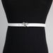 Small belt women's R letter fashionable and versatile summer black coffee jeans belt decoration_viptrois.com