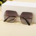 New Fashion Square Frame Polarized Sunglasses Women Personality High End Sunscreen Sunglasses Women_viptrois.com