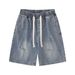 Men's Clothing Ripped Design Jeans Loose Lazy Feeling Pants_viptrois.com