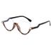 Men's Sunglasses New Half Frame Retro Sunglasses Fashion Diamond Sunglasses Korean Version Of The Internet Celebrity Trend Anti Blue Light Glasses_viptrois.com