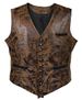 Men's Fashion Suede Single-breasted Vest Trend Leather Vest_viptrois.com