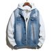 Men's Clothing New Style Trendy Fashion Denim Vest Simple And Versatile Casual Denim Jacket_viptrois.com