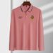 Men's Clothing Dad's casual business e commerce polo shirt men's free ironing large size embroidered lapel top long sleeve_viptrois.com