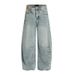 Men's Clothing Washed And Distressed Trendy Men's Pants Machete Wide Leg Versatile Casual Trousers_viptrois.com