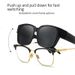 Men's Sunglasses Myopia Set Sunglasses Polarized Sun Protection Large Frame Sunglasses Men And Women Clip On Driving And Fishing Sun Visor Glasses_viptrois.com