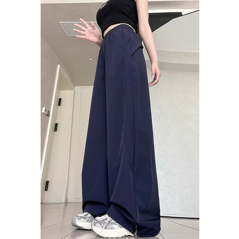 "Women's High-Waisted Cargo Pants – Summer Stretch Workwear Trousers, Lightweight & Quick-Dry For Casual & Outdoor Wear"_viptrois.com