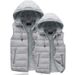 Autumn And Winter New Coat Men's Cotton Vest Thickened Couple Can Take Off The Hat Cotton Vest Women's Tooling Cotton Vest_viptrois.com