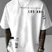 Men's Clothing Trendy Hip Hop High Street Loose Round Neck Short Sleeved Letter Printed T Shirt Tops_viptrois.com
