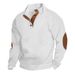 2027 Fashion European-USA Knitwear Pullovers Youth/Men Polyester Stand Collar Half Button Long Sleeve Jacquard Sweater S-5XL_viptrois.com