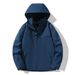 Pulse Moutdoormen's 3-in-1 Outdoor Detachable Windproof Waterproof Warm Large Size Hiking Group Purchase Workwear_viptrois.com