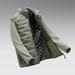 Men's Lightweight Down Jacket With Fleece Lining, 90% White Duck Down, Windproof & Thermal For Winter Outdoor Sports (Navy, Army Green, Black, Gray)_viptrois.com