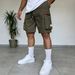 Men's Clothing Summer Men's Cargo Shorts Loose Fit Casual Quick Drying 5 Point Straight Leg Sports For Formal & Casual_viptrois.com