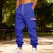Men's Clothing Men's Heavyweight Fleece-Lined Cargo Pants - Winter Casual Streetwear Outdoor Work Pants With Multi-Pockets, Comfort Fit, 11 Colors_viptrois.com