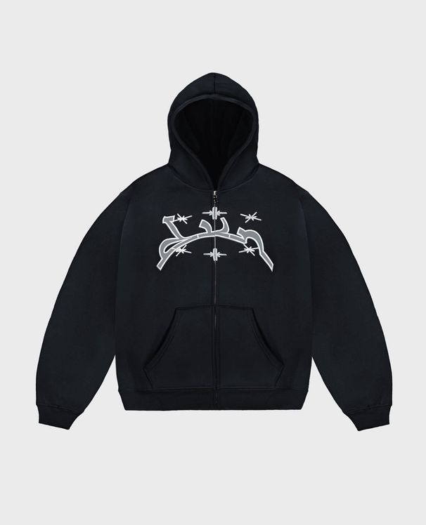 2025 New Short Starlight Print Zipper Hoodie Jacket Embroidered Top Couple Outfit Versatile Style Hot Sale_viptrois.com