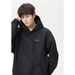 Nordmann Heavyweight Textured Woolen Hooded Sweatshirt Autumn Style Split Structure Color-Block Embroidery Trendy Loose Hoodie_viptrois.com