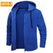 Cardigan Solid Color Hooded Sweater Coat Men Sweater Autumn And Winter_viptrois.com