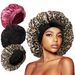 Ding Streamer Bow Satin Beauty Hair Hat Headscarf Nightcap_viptrois.com