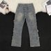 Men's Clothing Star Jacquard Jeans For Men, Spring And Autumn, Niche Design, Cool Pants, High Street Vibe, Straight Flared Pants_viptrois.com