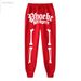 Men's Y2K Retro Streetwear Sweatpants Unisex Loose Fit Joggers With Drawstring & Letter Print (S-XXXL, 12 Colors)_viptrois.com