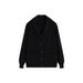 Foreign Trade Retro British Style Men's Solid Color Turn-Down Collar V-Neck Long Sleeve Knitted Sweater Jacket_viptrois.com