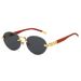 New Round Frame Cut Edge Street Style Trendy Diamond-Studded Personality High-Sensitivity Fashion Sunglasses_viptrois.com
