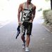 Men's Clothing Graphic Summer Fashion Street 3d Digital Printing Casual Vest Suit_viptrois.com