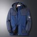 Men's Winter Fleece-Lined Parka Jacket – Windproof Thermal Coat With Detachable Hood (Black/Army Green/Navy/Red, Multi-Pocket,_viptrois.com