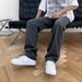 Men's Clothing Men's High Stretch Casual Trousers Loose Fitting Washed Distressed Straight Leg For Formal & Casual_viptrois.com