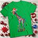 Giraffe Christmas T-Shirt Mens Womens Tees Tops Funny Ugly Mens And Womens Tee #MC_viptrois.com