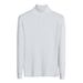 Men's High Neck Knitted Sweater With Jacquard Stripes, Youth Warm Base Sweater_viptrois.com