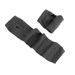 Unisex Casual all-purpose Christmas Fingertip gloves Solid color jacquard adult striped gloves_viptrois.com